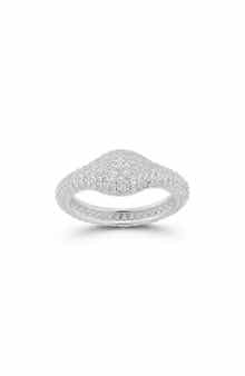 SPHERA MILANO Pavé Signet Ring