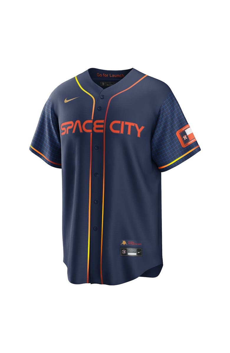 Nike Men's Nike Alex Bregman Navy Houston Astros City Connect Replica Player Jersey, Alternate, color, 