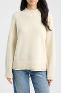rag & bone Hazel Roll Neck Cotton & Wool Sweater