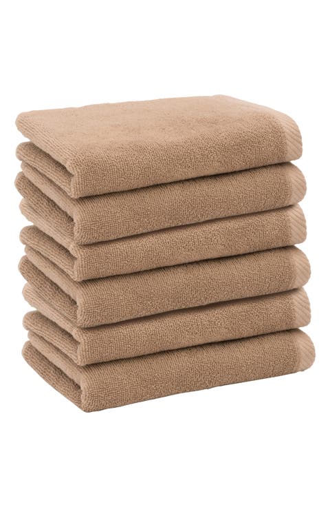6-Pack Ediree Cotton Fingertip Towel Set