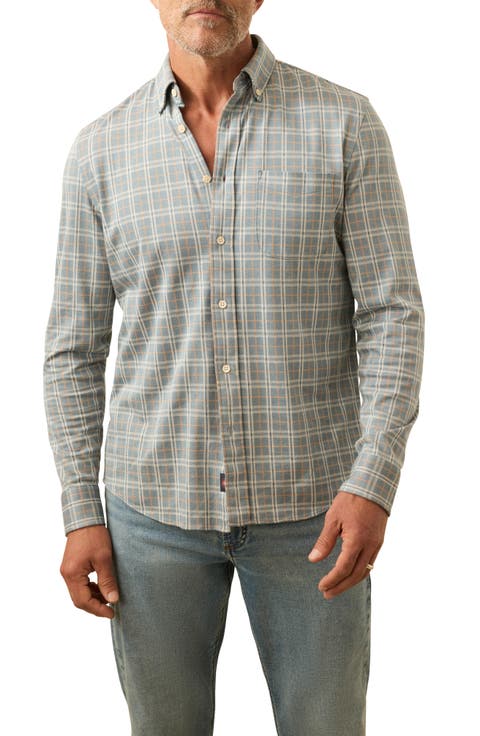 Coastline Knit Button-Down Shirt