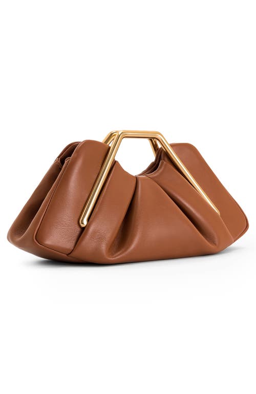 Jw Pei Lila Metal Frame Clutch Bag In Brown