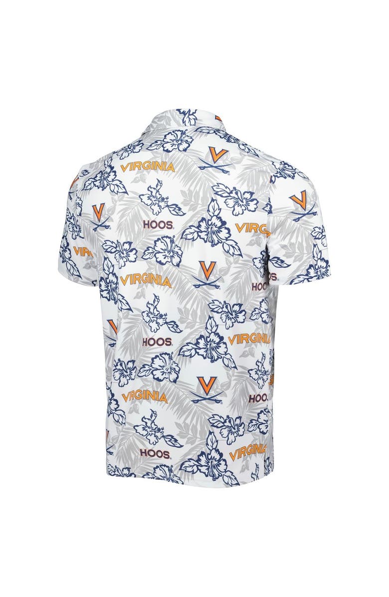 Reyn Spooner Men's Reyn Spooner White Virginia Cavaliers Performance Polo, Alternate, color, White