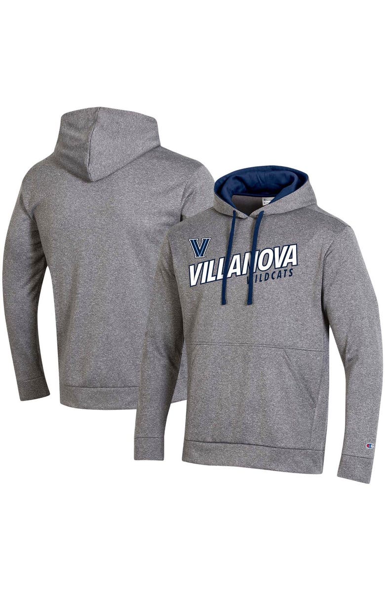 Champion Men's Champion Heathered Gray Villanova Wildcats Field Day Fleece Pullover Hoodie, Main, color, 