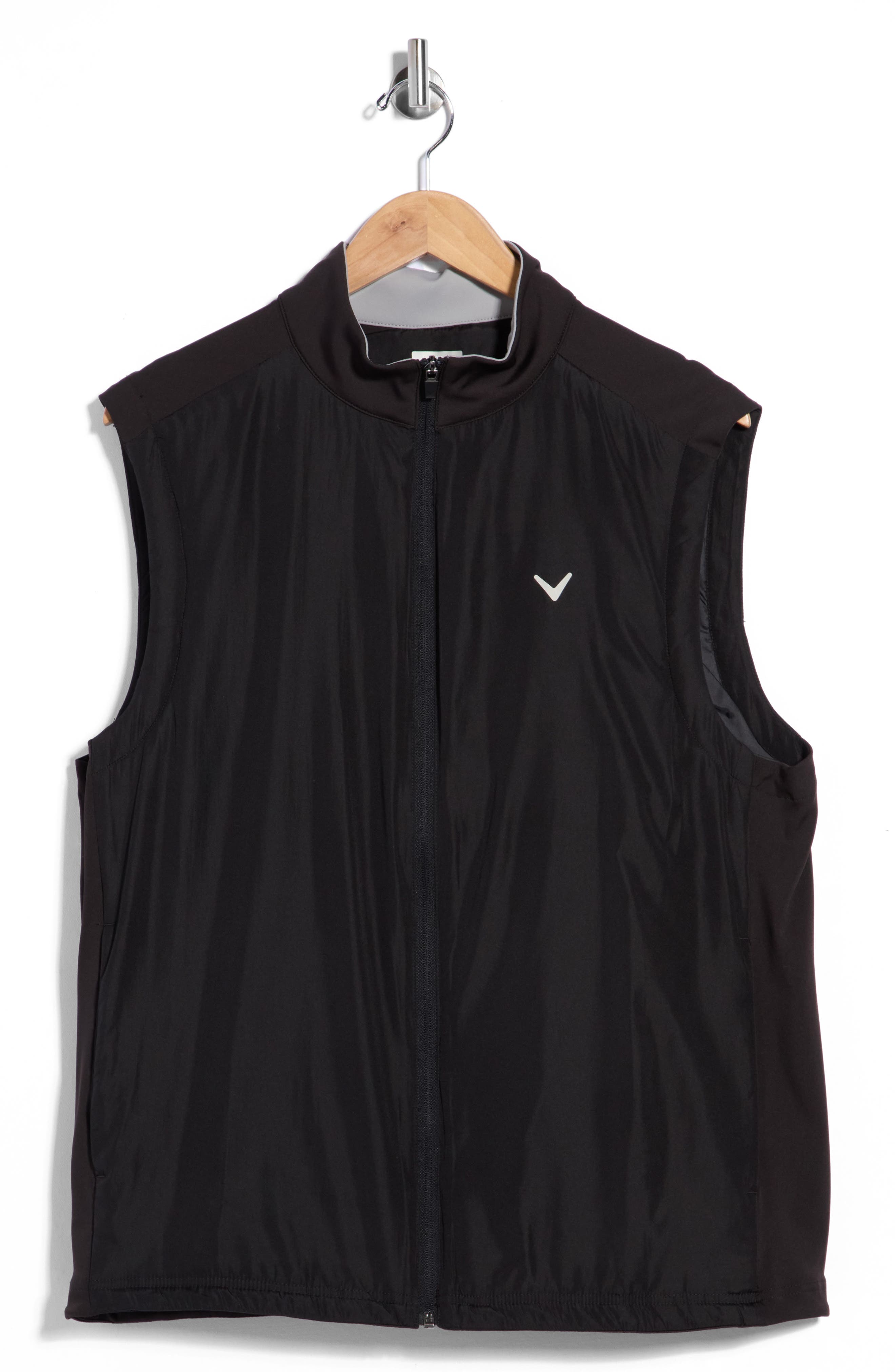 Insulated Mixed Media Full Zip Vest