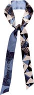 Lost Pattern "Prism" Silk Skinny Scarf