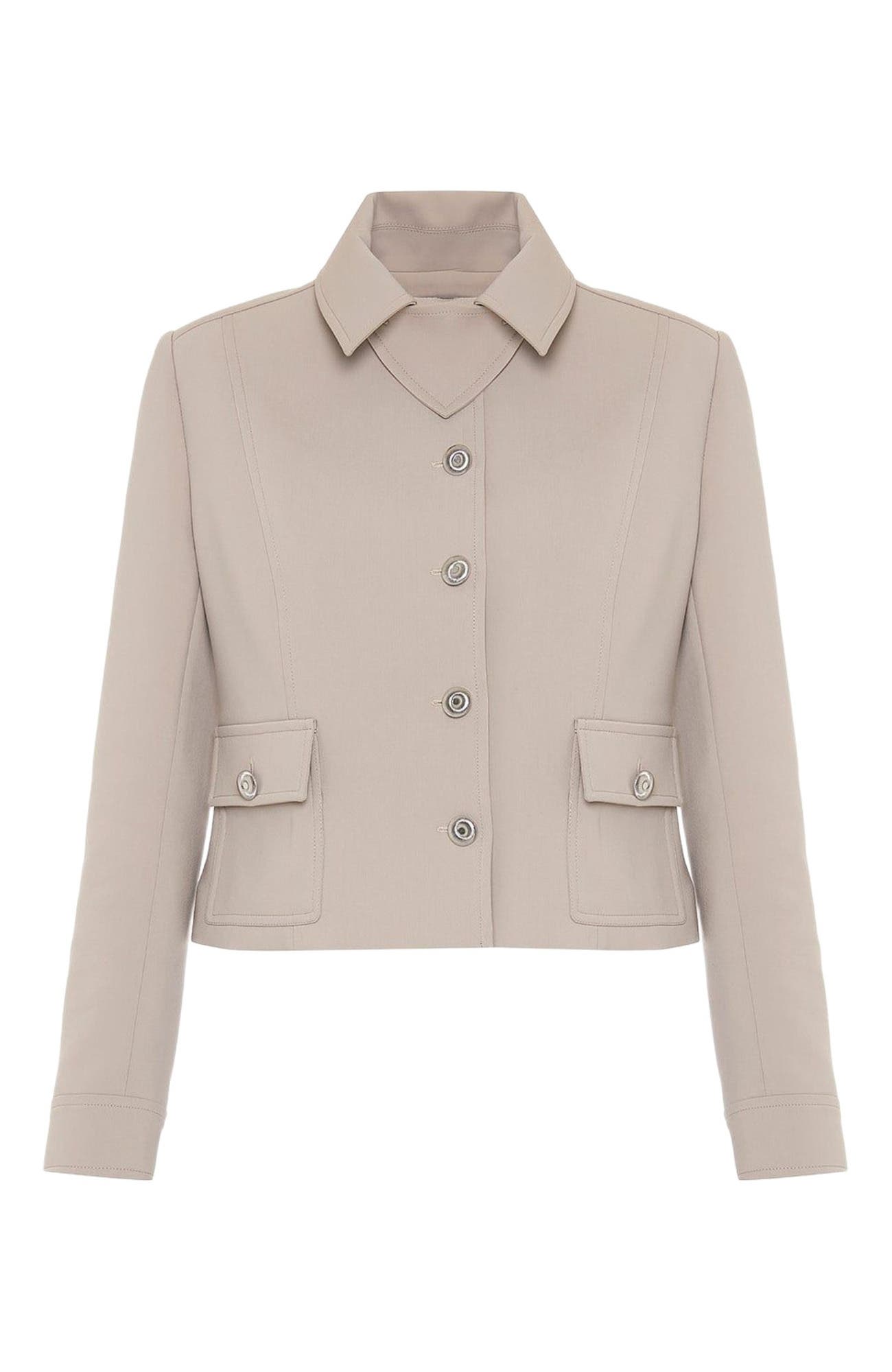 Daphne Collar-Tab Military Jacket - image 2
