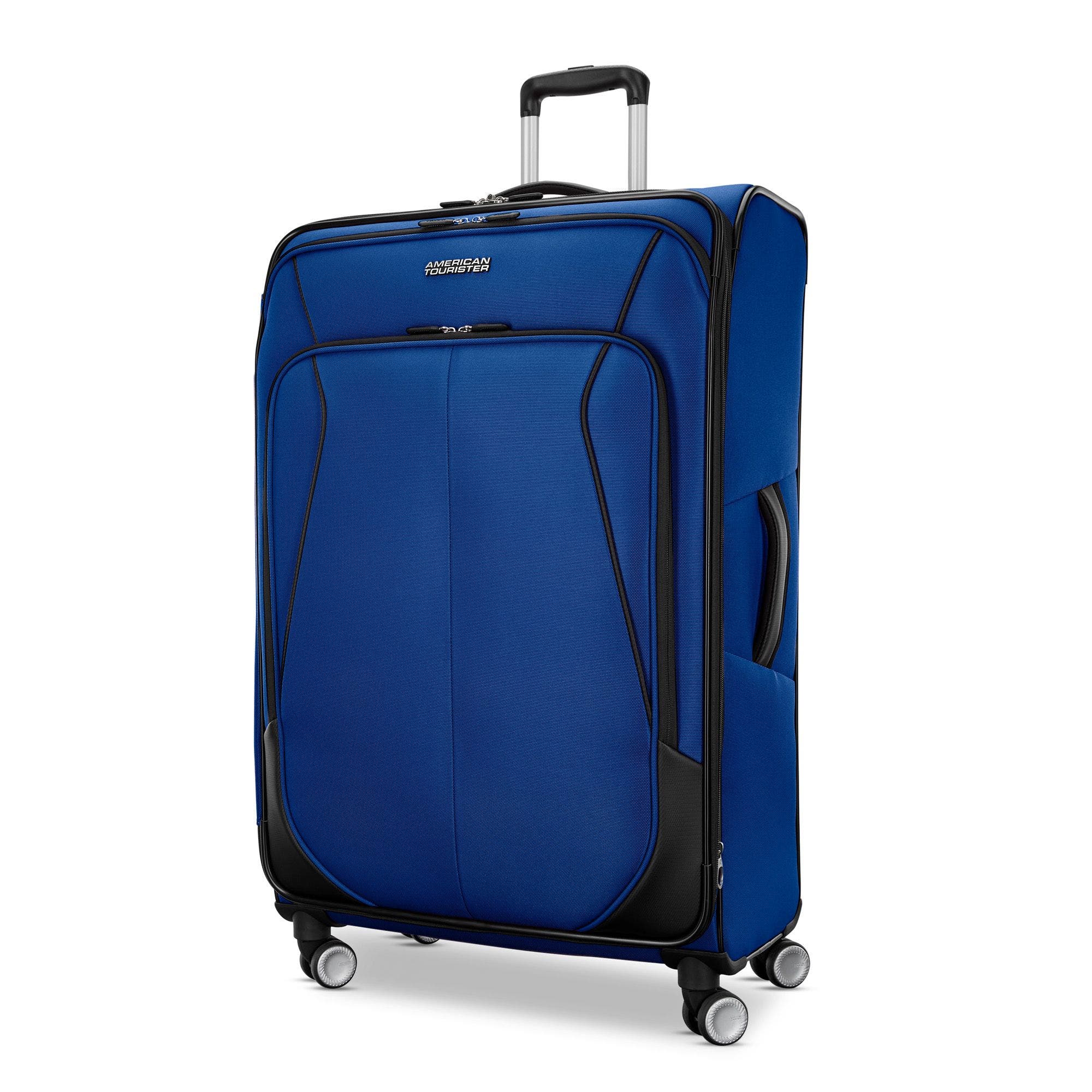 AMERICAN TOURISTER 4 KIX 3.0 Softside 28" Checked Spinner, Main, color, Sapphire Blue