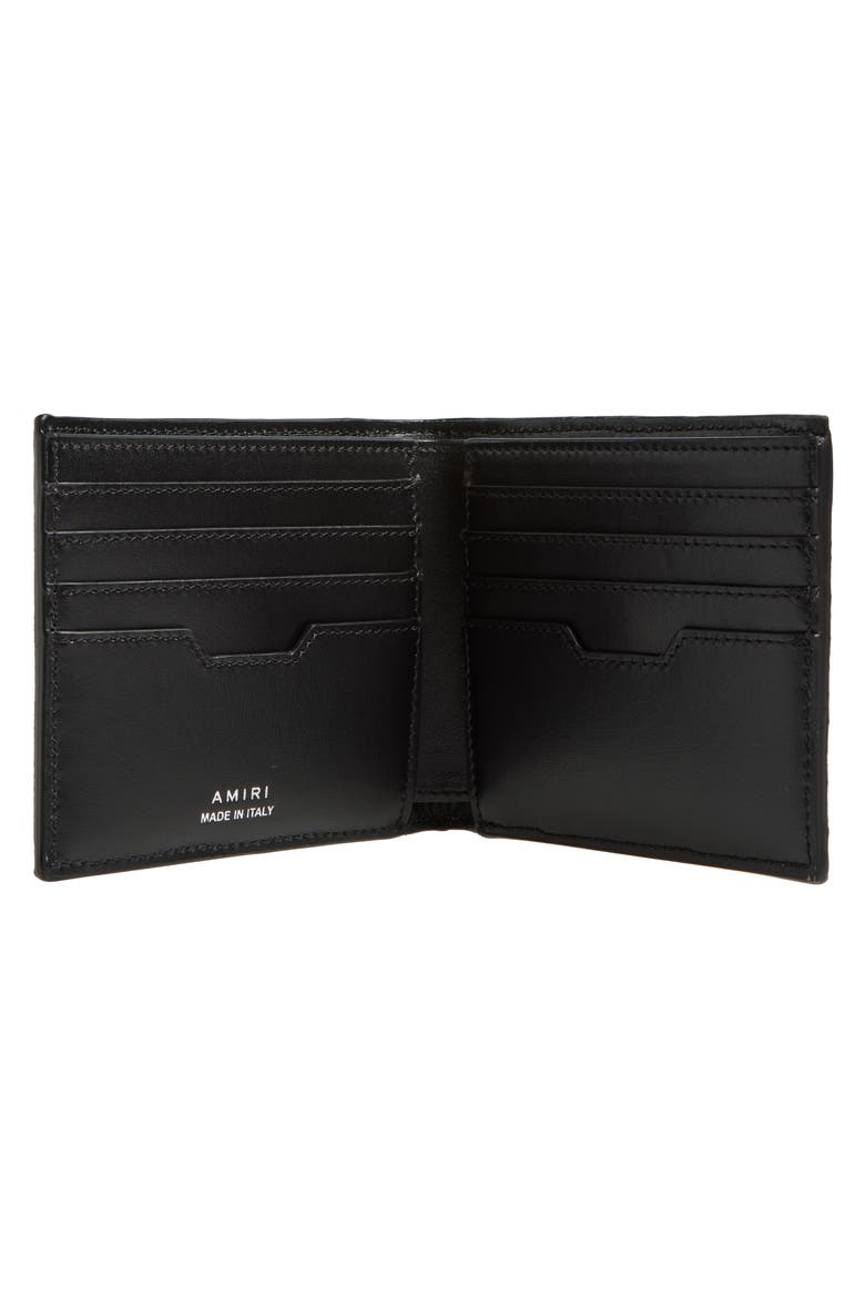 MA Quad Faux Leather Bifold Wallet, Alternate, color, BLACK