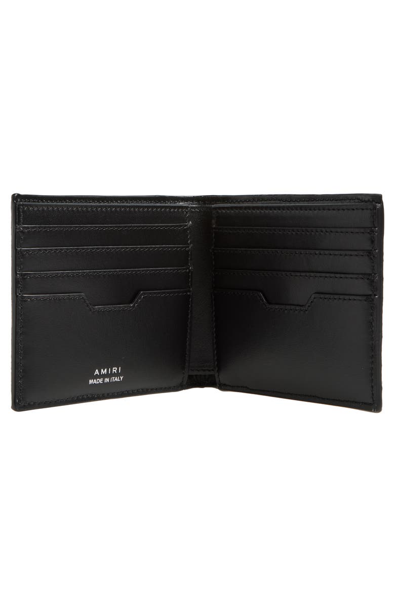 AMIRI MA Quad Faux Leather Bifold Wallet, Alternate, color,