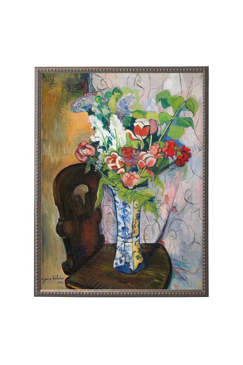 Colorful Flowers in Ornate Vase, Main, color, Multi