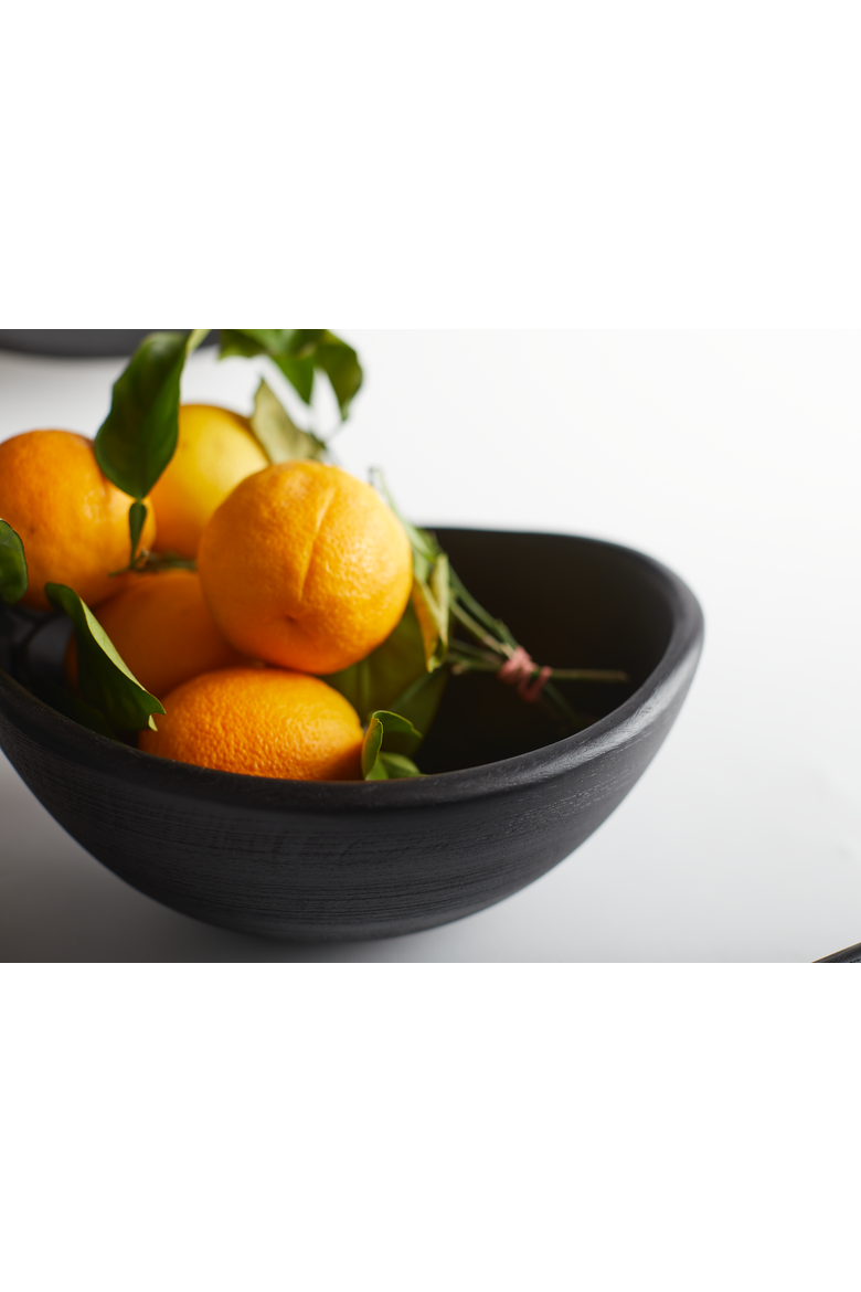 Deep Medium Bowl, Alternate, color, Ebony