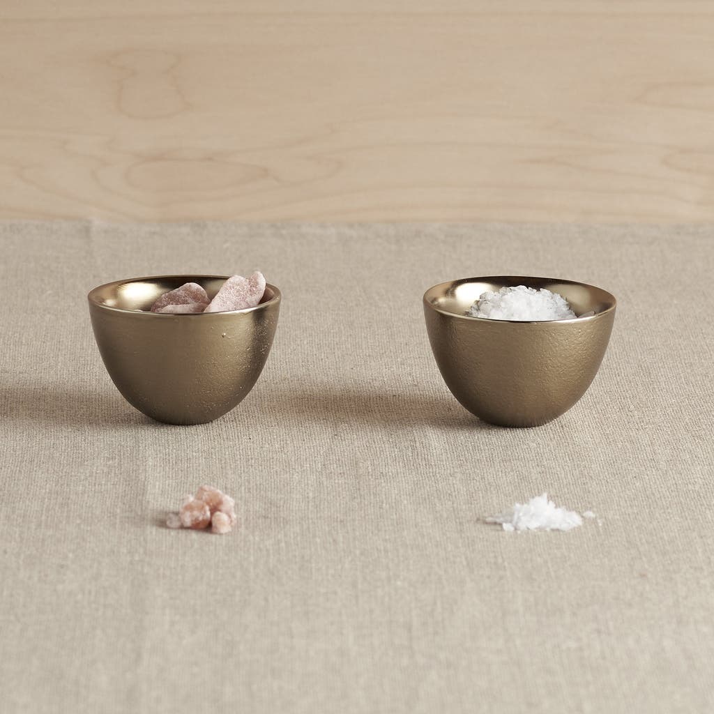 The Collective Home Stinson Antique Brass Pinch Bowls