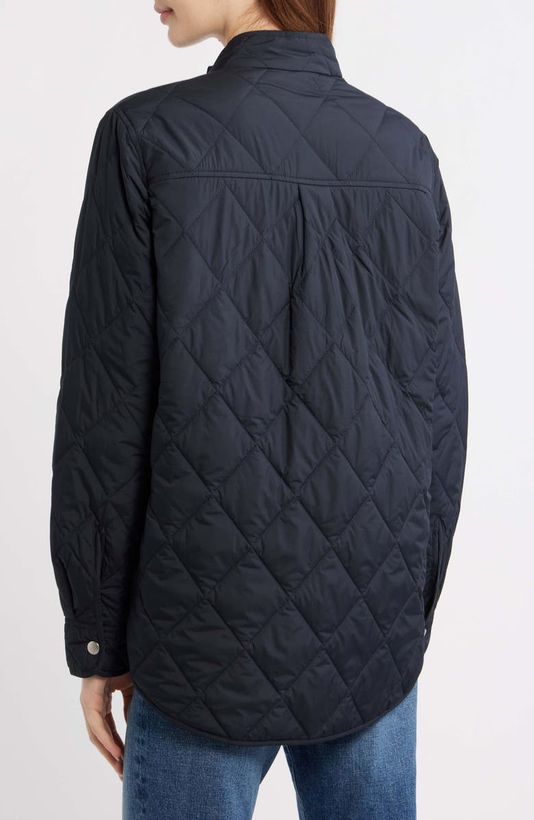 Ilse Jacobsen Water Repellent Quilted Jacket, Alternate, color, Dark Indigo