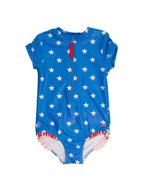 Short Sleeve UPF50 One Piece Rash Guard (Little Kid)