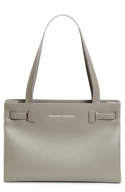 Small Tactical Leather East/West Tote