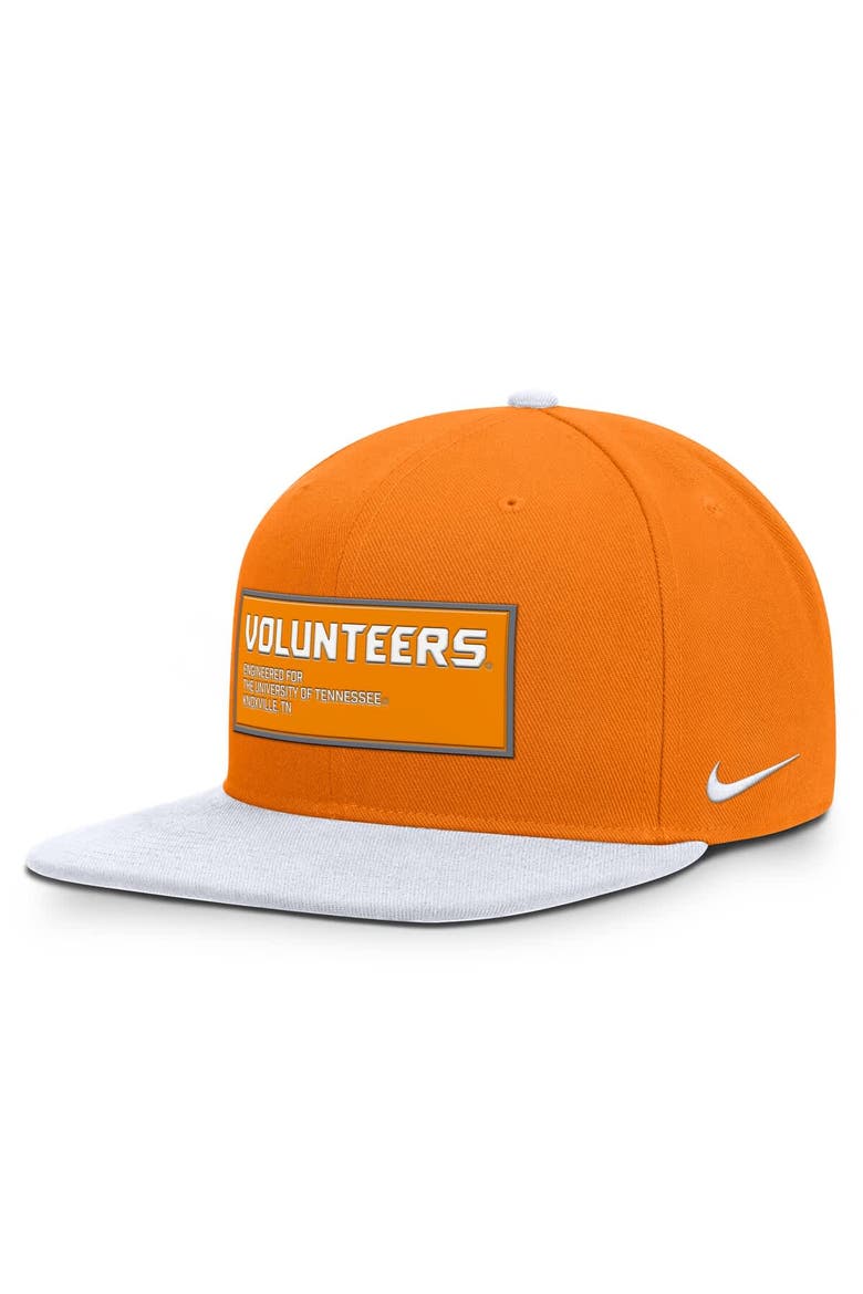 Men's Nike Tennessee Orange/White Tennessee Volunteers 2025 On-Field Patch Pro Dri-FIT Snapback Hat, Main, color, Tennessee Orange