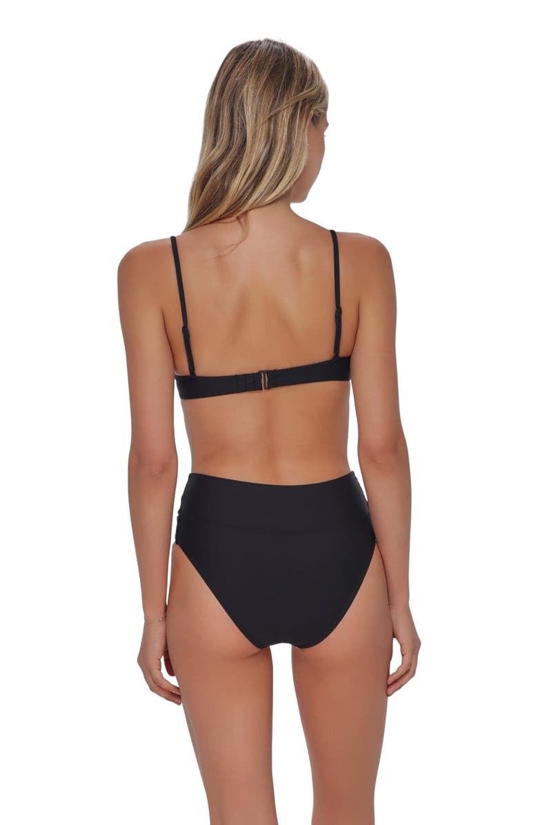 Swim Systems Laura Fold Over Bikini Swim Bottoms, Alternate, color, Black