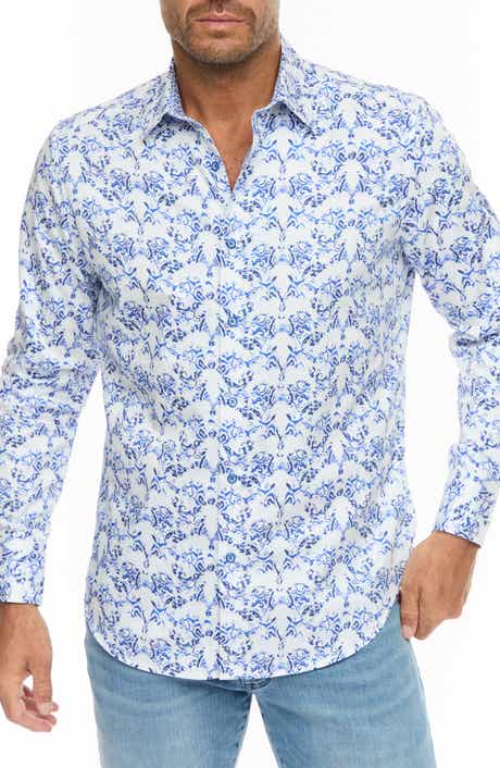 Robert Graham Faded Floral Button-Up Shirt