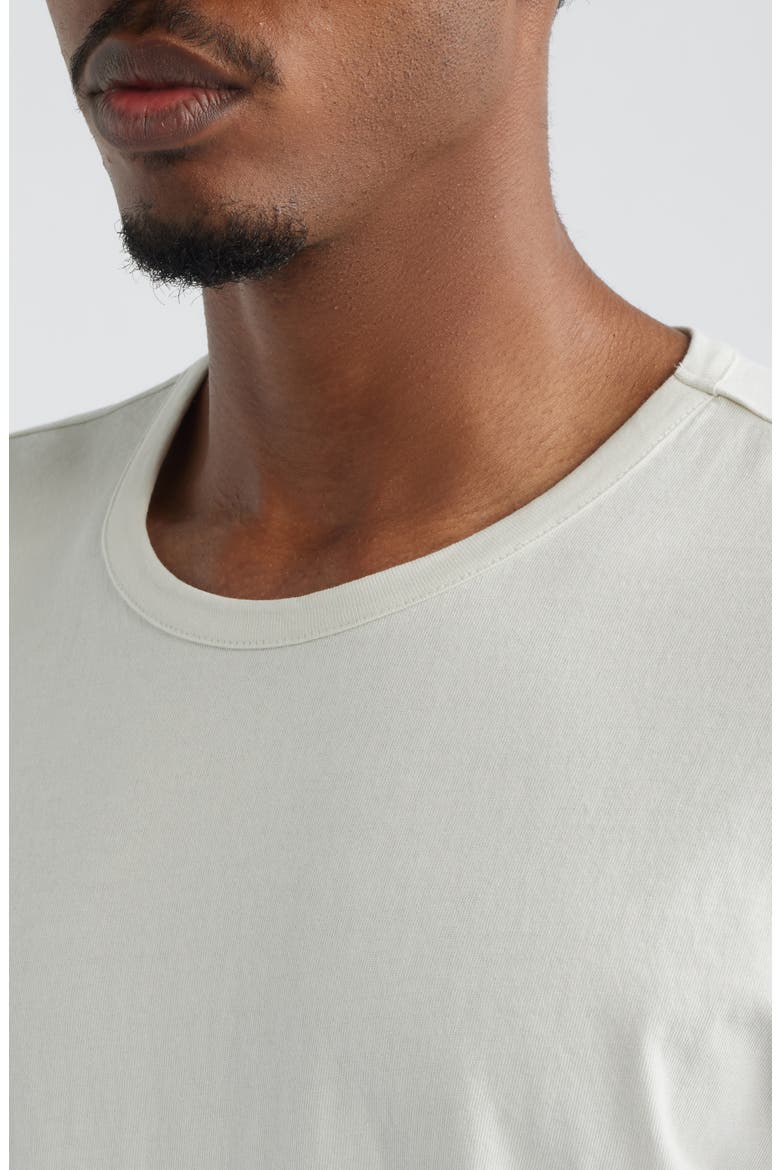 Crop Cotton T-Shirt, Alternate, color, VINTAGE WHITE