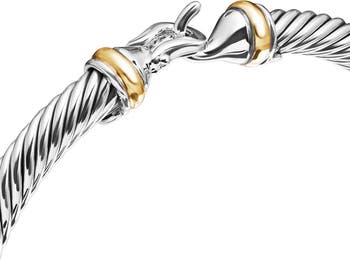 Cable Classic Buckle Bracelet with 18K Gold, 5mm