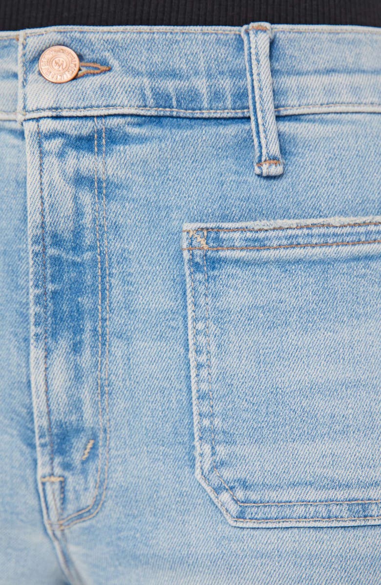 MOTHER Undercover Sneak Patch Pocket Wide Leg Jeans, Alternate, color, 