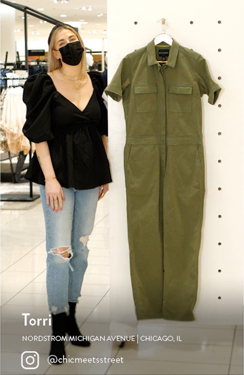 Utility Short Sleeve Jumpsuit, sales video thumbnail