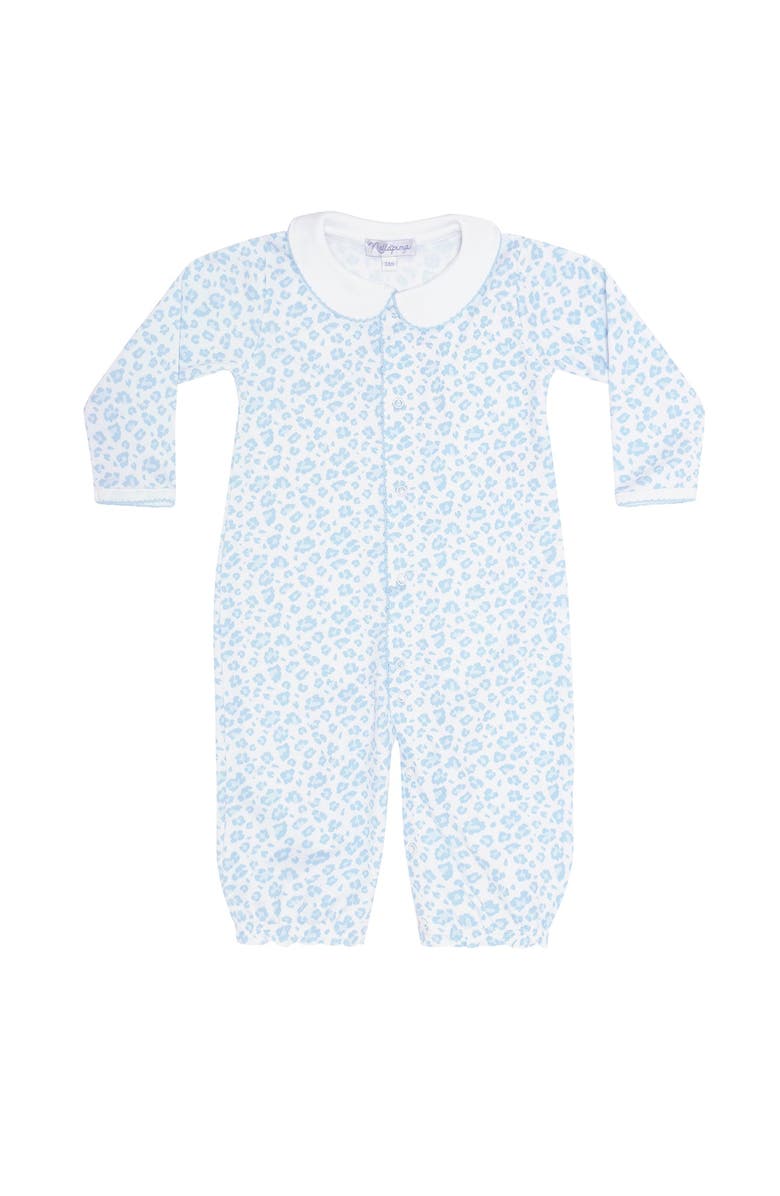 Nellapima Blue Cheetah Print Converter Gown - Baby, Alternate, color, Blue