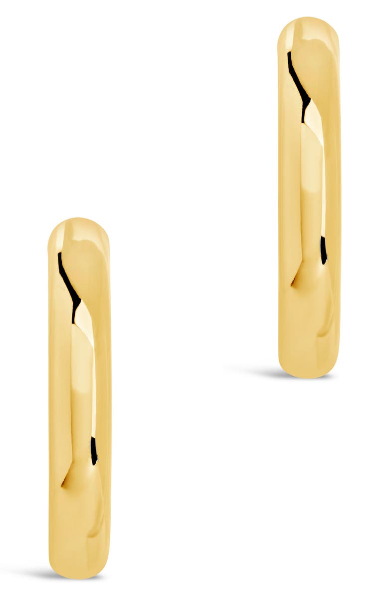 Sterling Forever Rory Hoop Earrings, Alternate, color, Gold