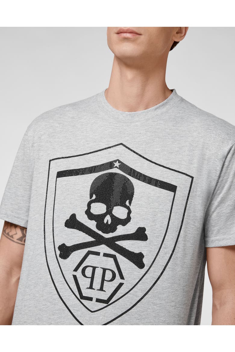 T-Shirt Round Neck Men, Alternate, color, grey