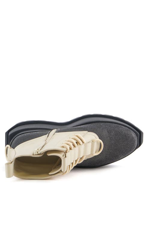 United Nude Women's White / Black Roko Patrol Boot - Mono