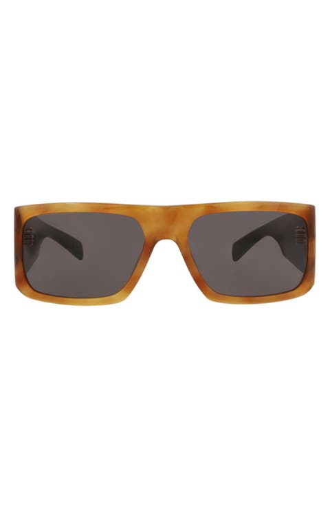 58mm Rectangular Sunglasses