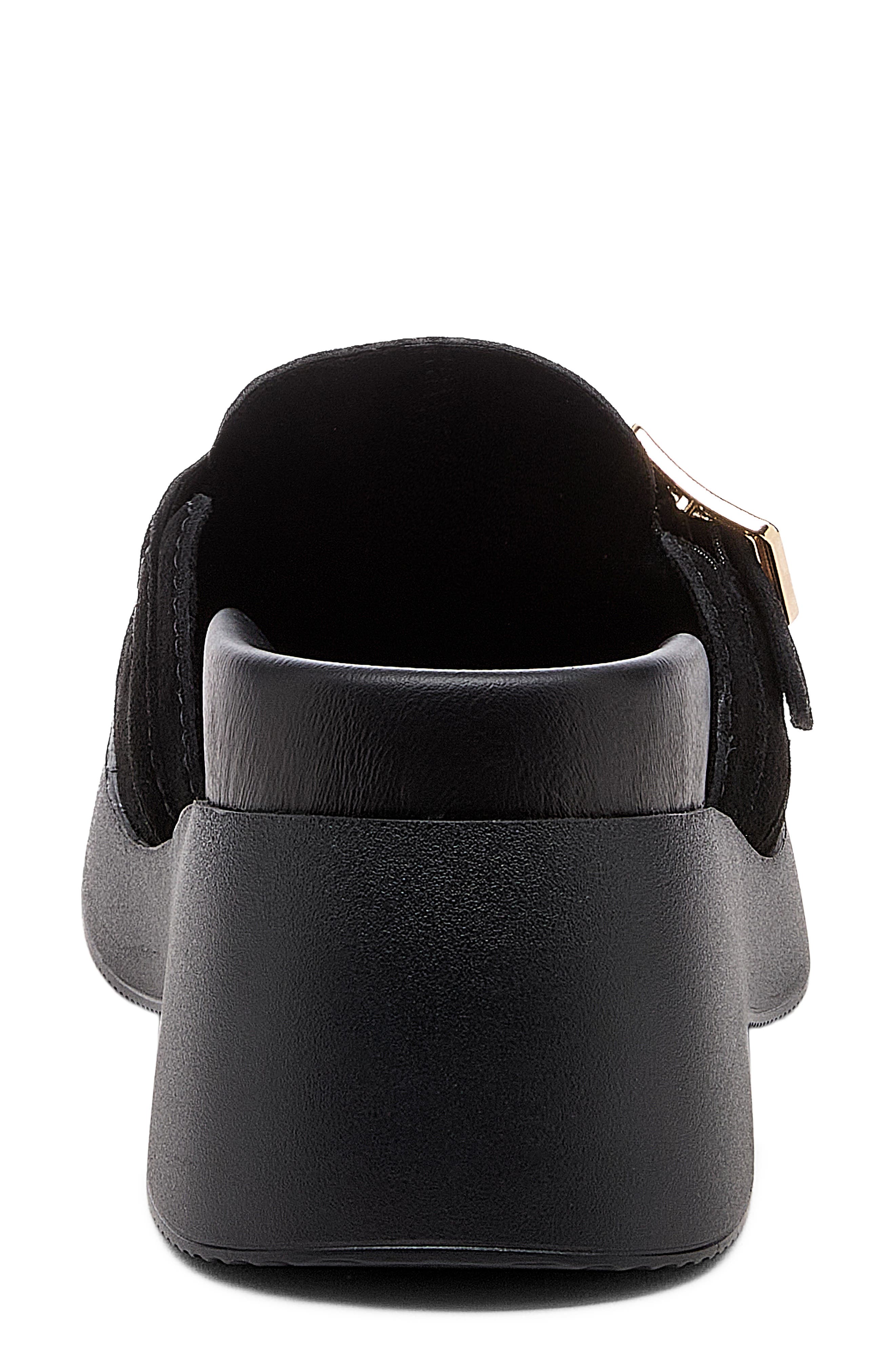 Imogin Clog, Alternate, color, BLACK