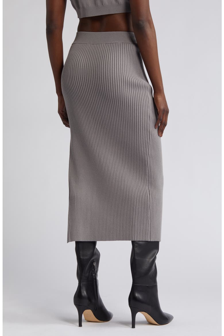 Rib Sweater Skirt, Alternate, color, GREY CLOUDBURST