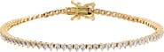 BY ADINA EDEN Thin Three Prong Tennis Bracelet