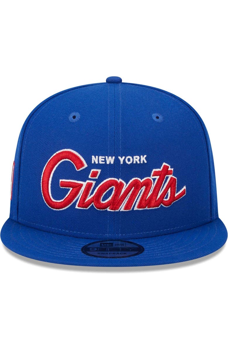 New Era Men's New Era Royal New York Giants Main Script 9FIFTY Snapback Hat, Alternate, color, Royal