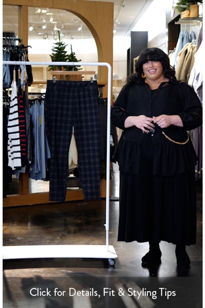 Runway Plaid Ponte Pocket Leggings video