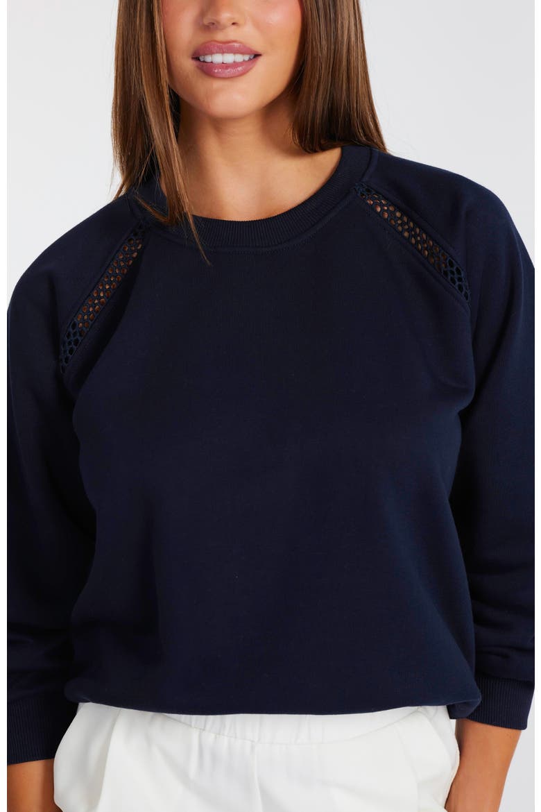 Belmond Sweatshirt, Alternate, color, Navy