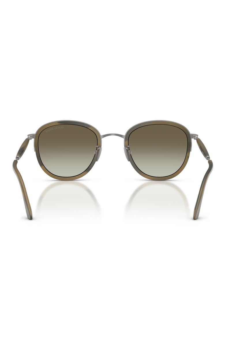 49mm Small Phantos Sunglasses, Alternate, color, MATTE GUNMETAL / GREEN