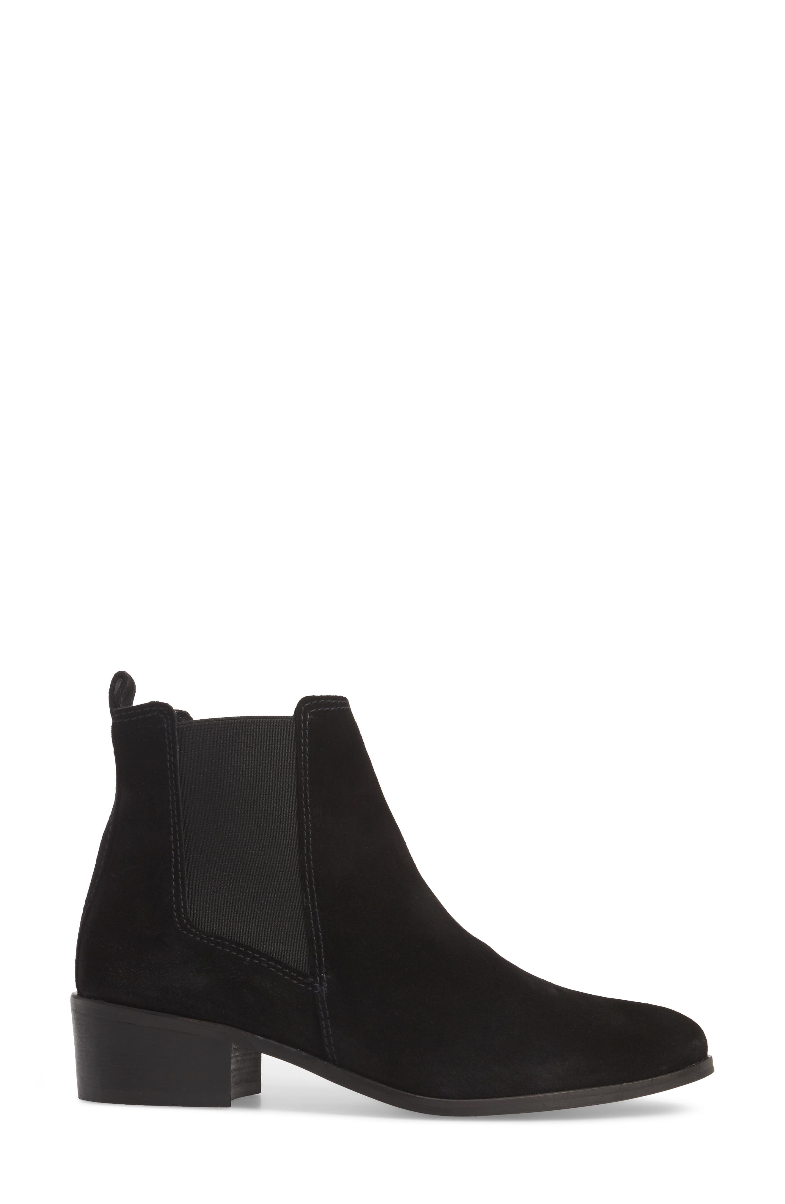 Dover Chelsea Boot, Alternate, color, BLACK SUEDE