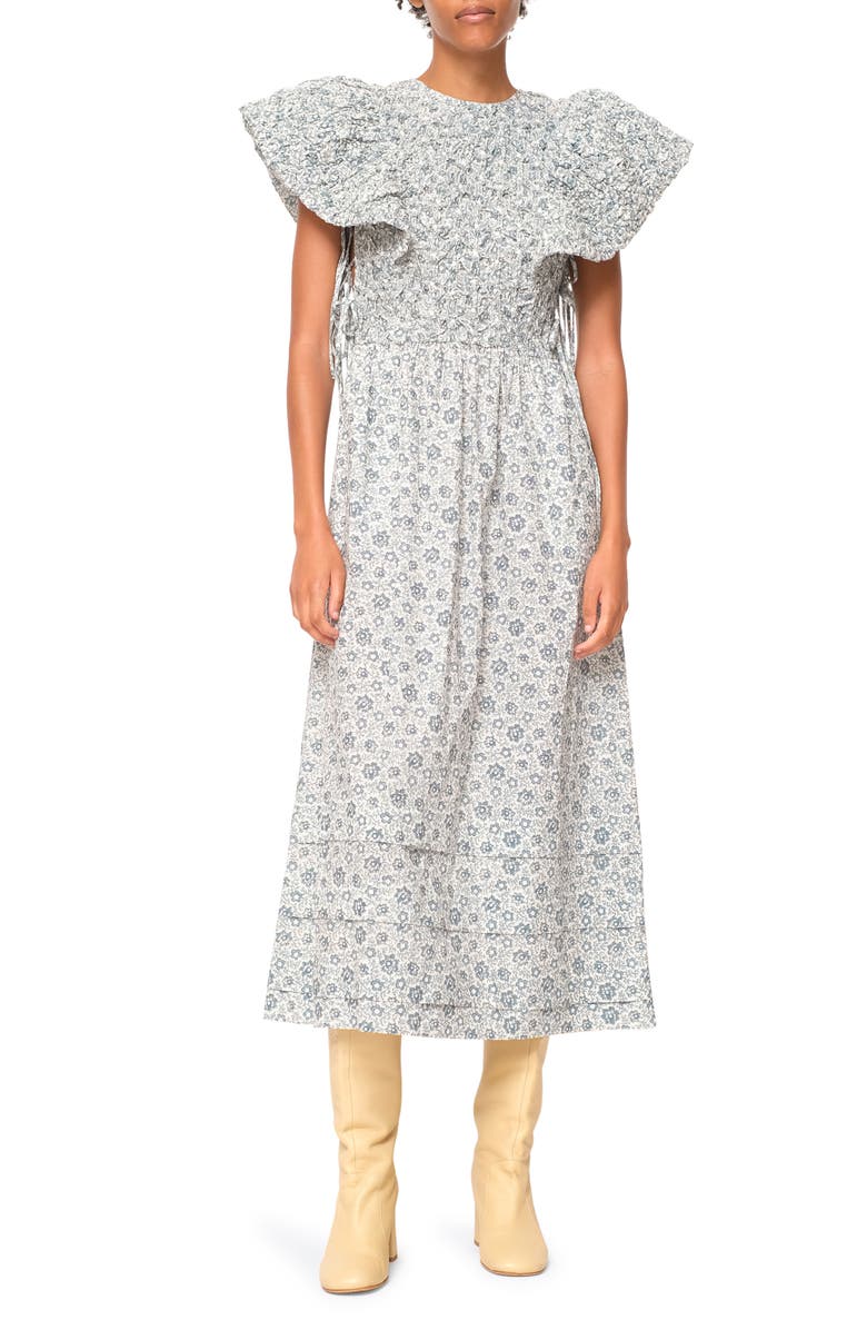 Sea Ida Flora Cotton Dress, Main, color,