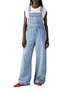 Baggy Denim Overalls