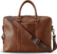 Shinola Navigator Leather Computer Briefcase