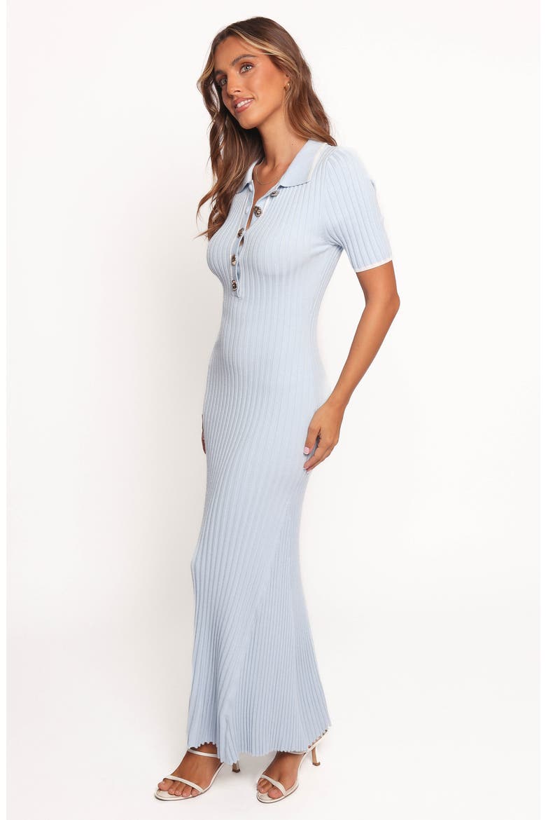 Crawford Short Sleeve Knit Dress, Alternate, color, PALE BLUE