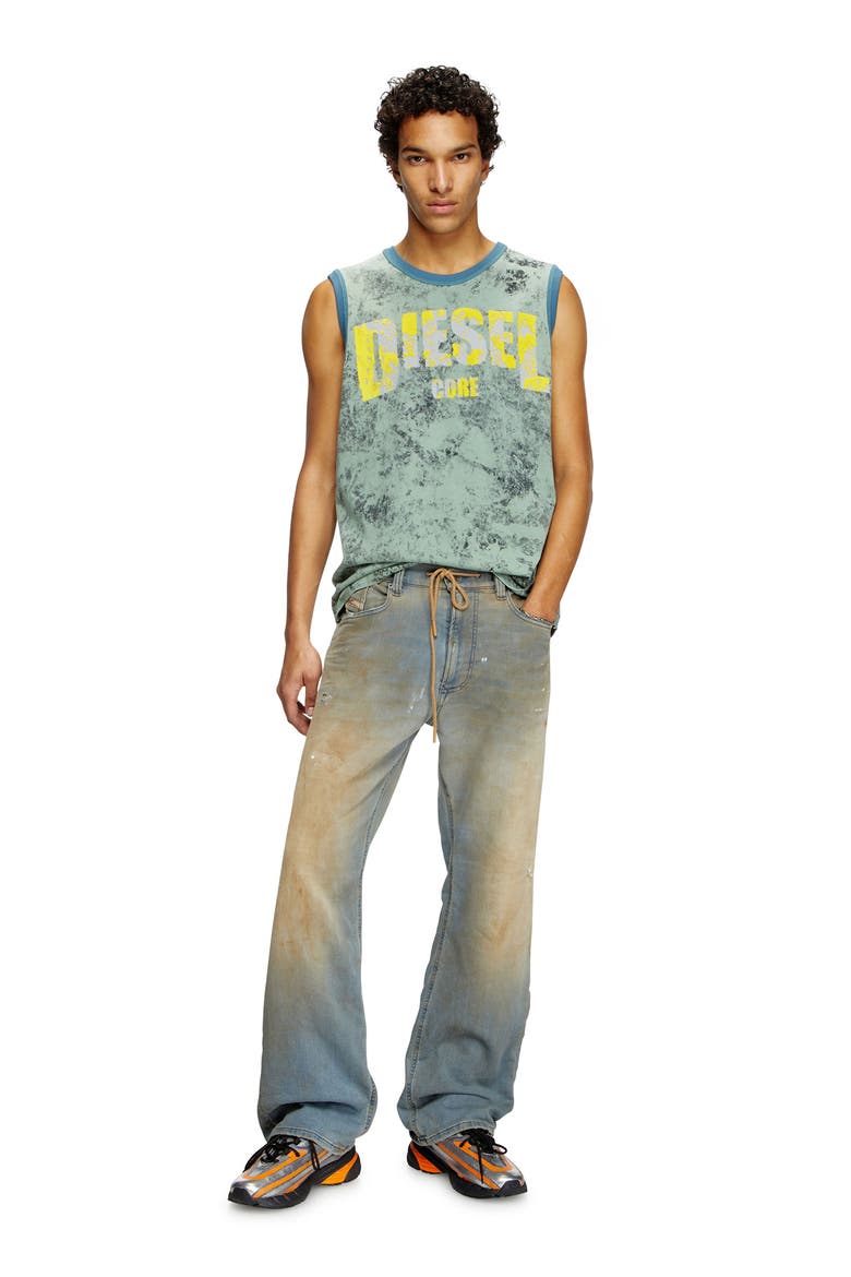 T-Bisco-R1 Logo Graphic Tank, Alternate, color, GREEN