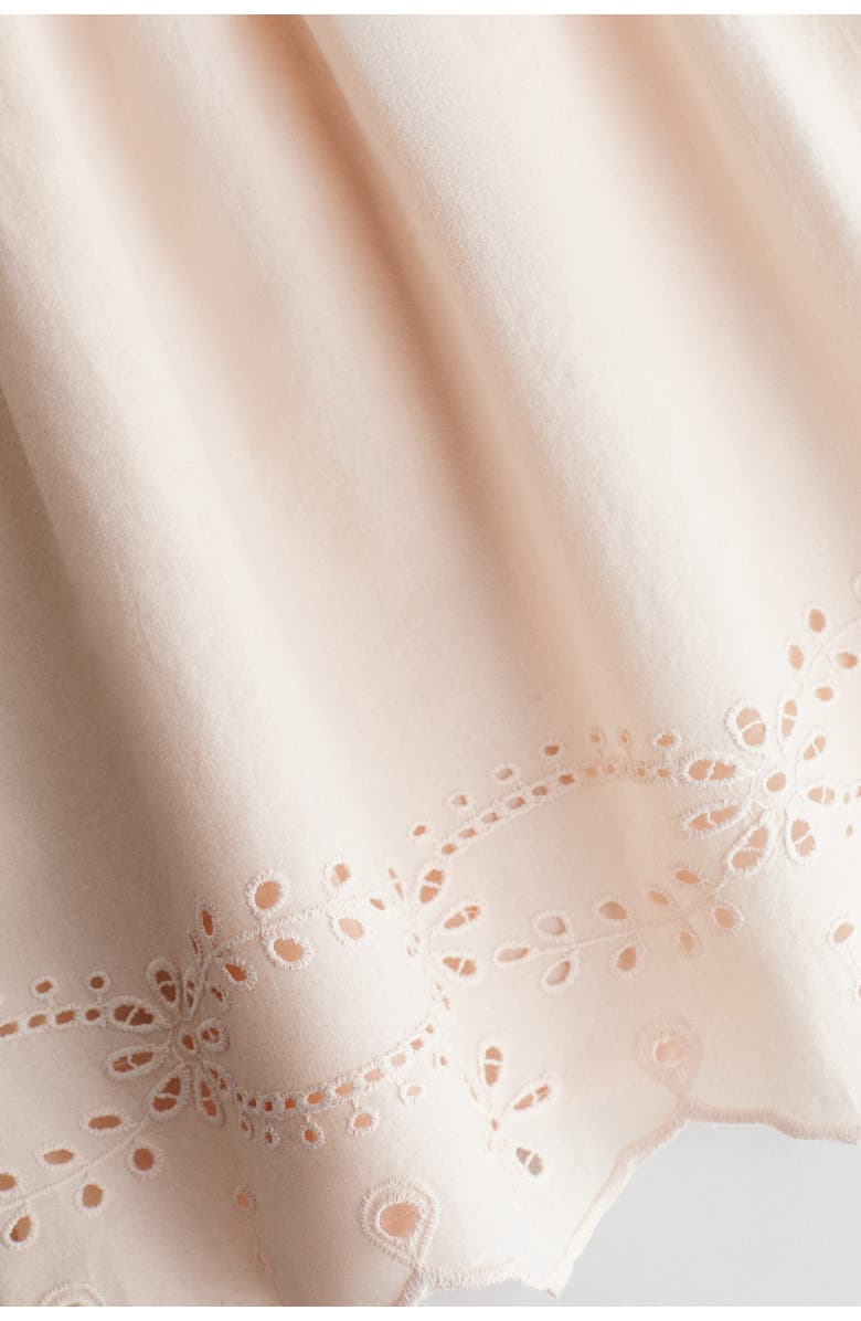 H&M Broderie Anglaise Dress, Alternate, color, Light Pink