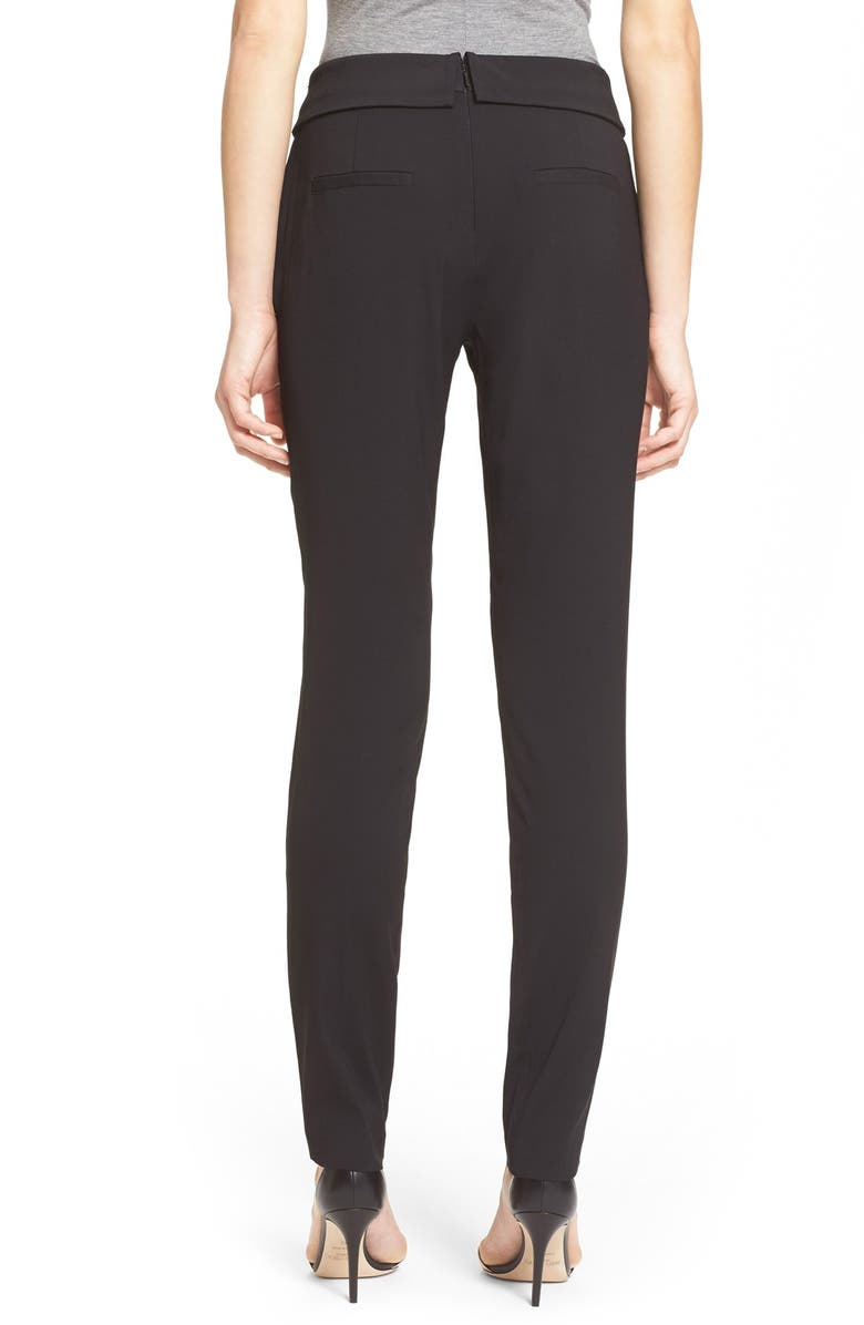 Veronica Beard 'Delray' Foldover Trousers, Alternate, color, 