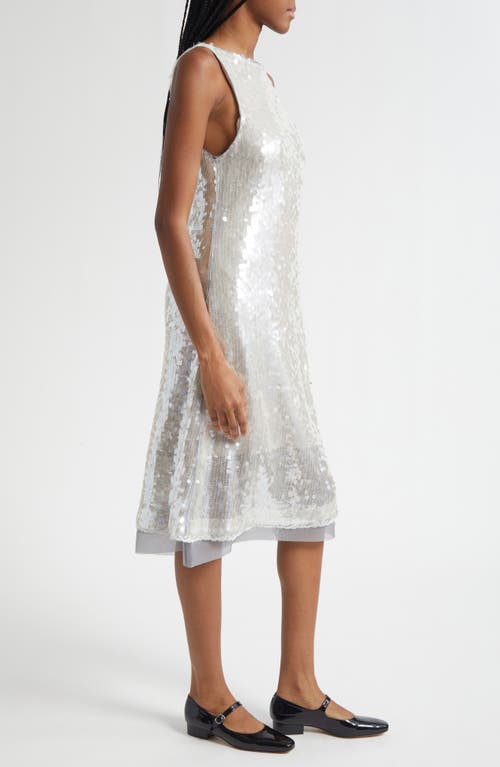 3.1 Phillip Lim Sequin-embellished Midi Dress In Gray