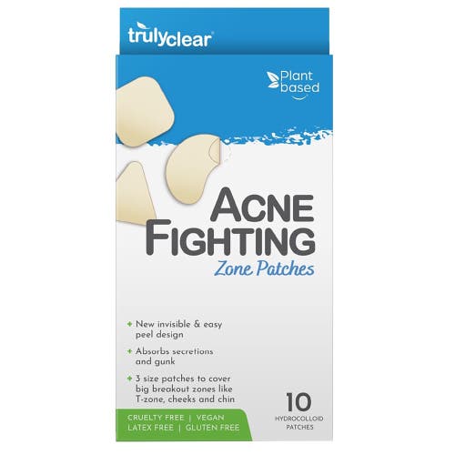 TRULY CLEAR Acne Zone Patches, 10 Count, 3 Sizes in Multicolored  product
