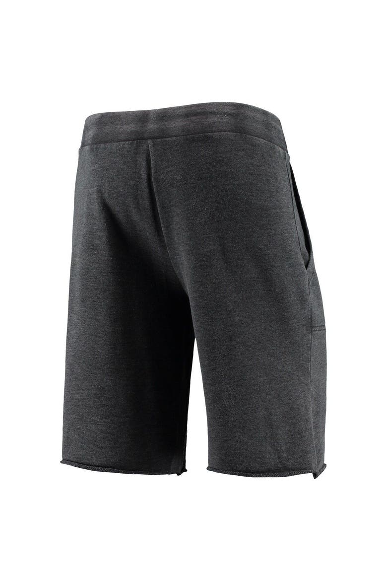 Men's Heathered Black Alternative Apparel Michigan State Spartans Victory Lounge Shorts, Alternate, color, Heather Black